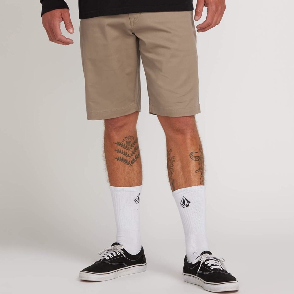 Volcom Frickin Chino Shorts Khaki
